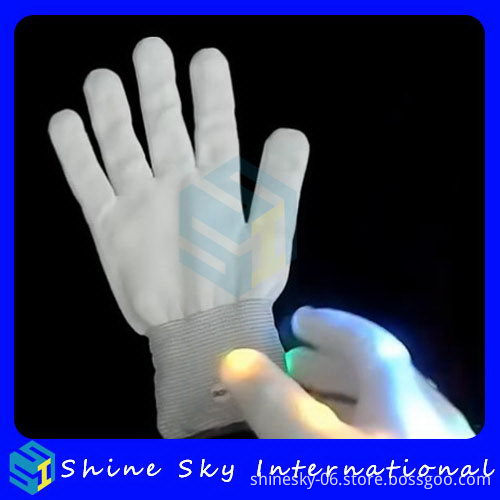 New Unique Party Supply Flashing Led Magic Gloves